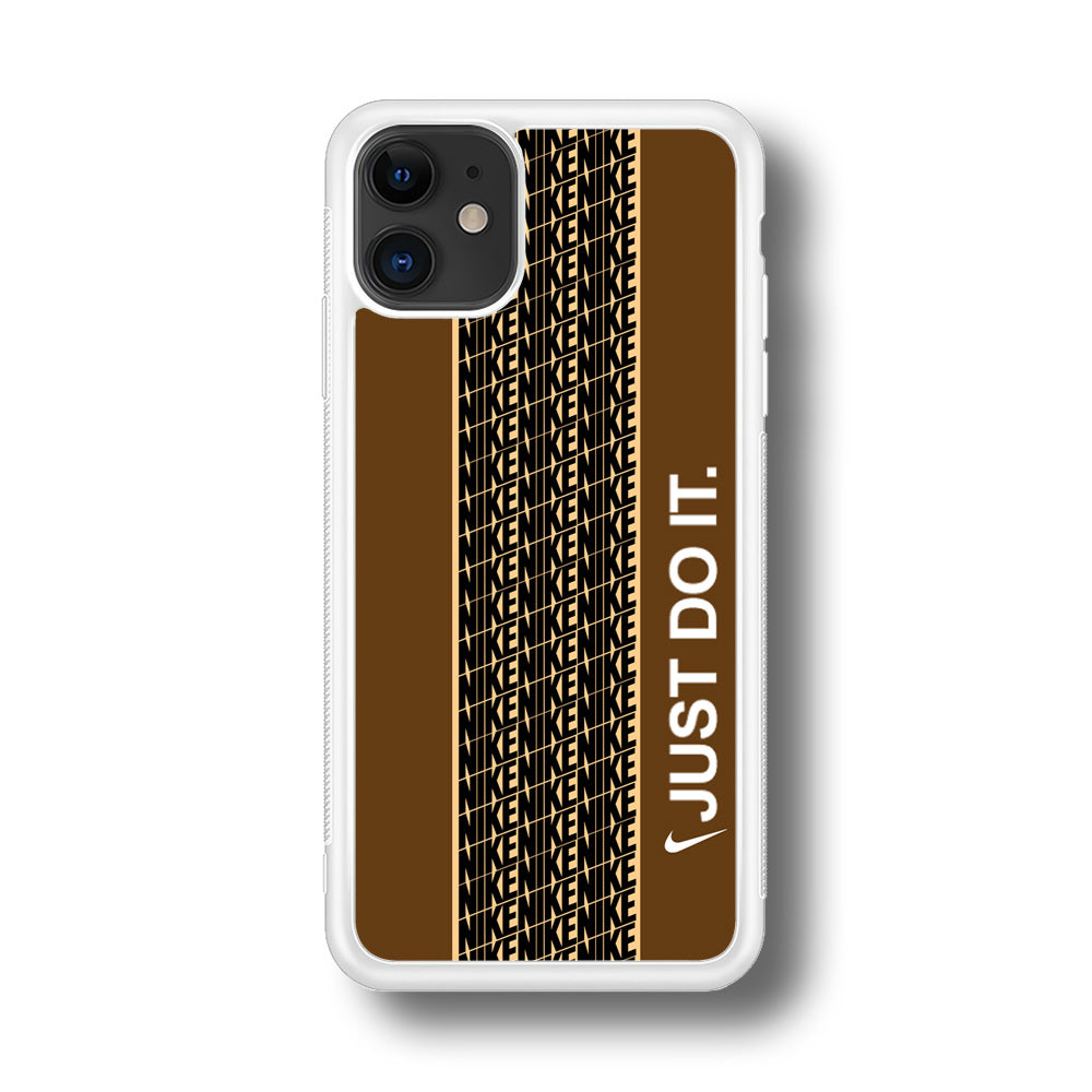 Nike Just Do It Word Pattern iPhone 11 Case