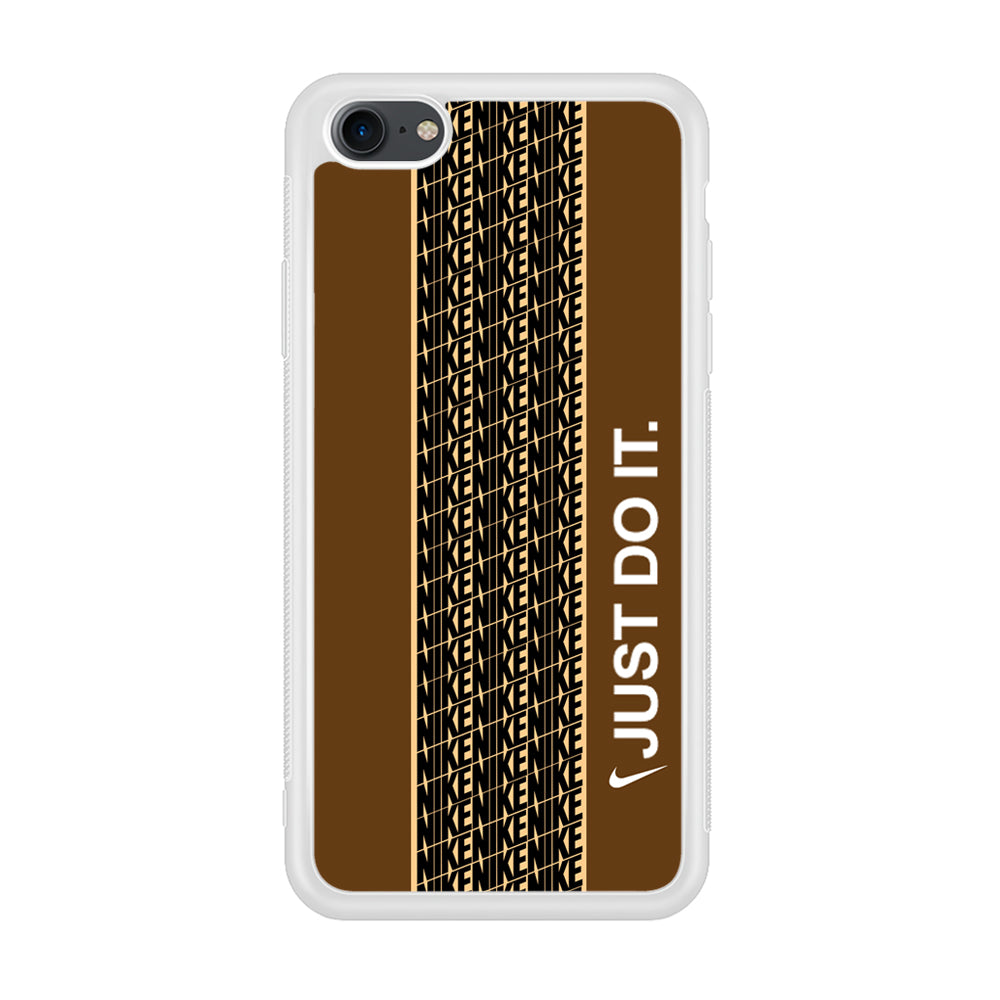 Nike Just Do It Word Pattern iPhone 8 Case