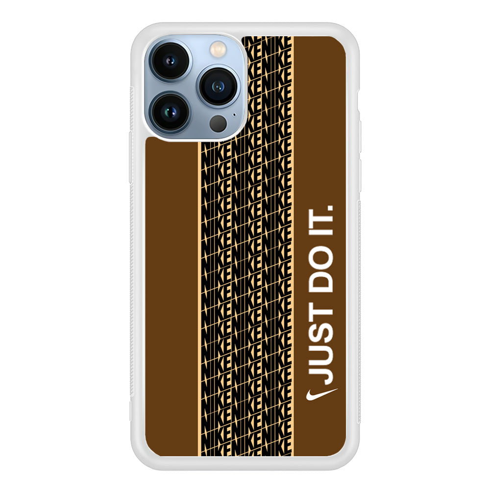 Nike Just Do It Word Pattern iPhone 13 Pro Max Case