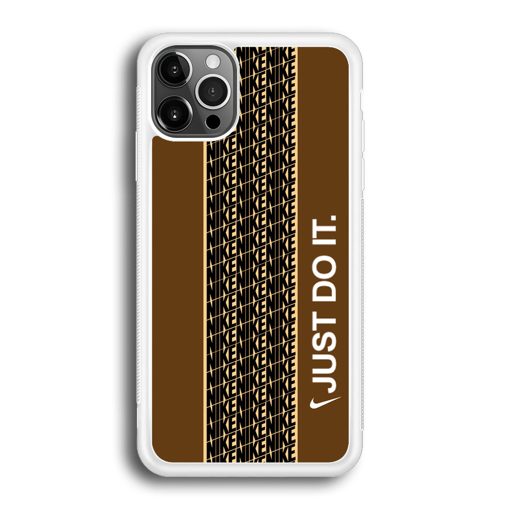 Nike Just Do It Word Pattern iPhone 12 Pro Case