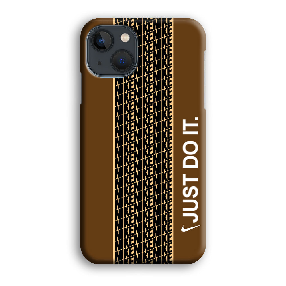 Nike Just Do It Word Pattern iPhone 13 Case