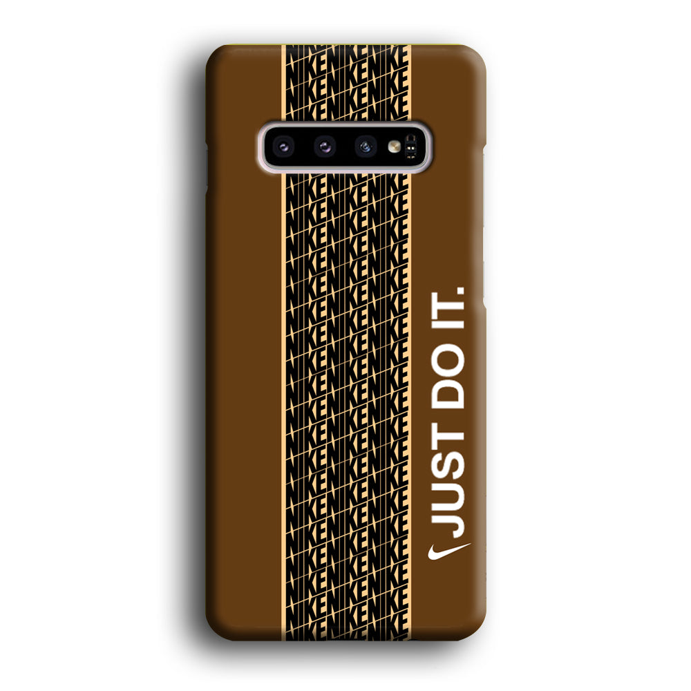 Nike Just Do It Word Pattern Samsung Galaxy S10 Case