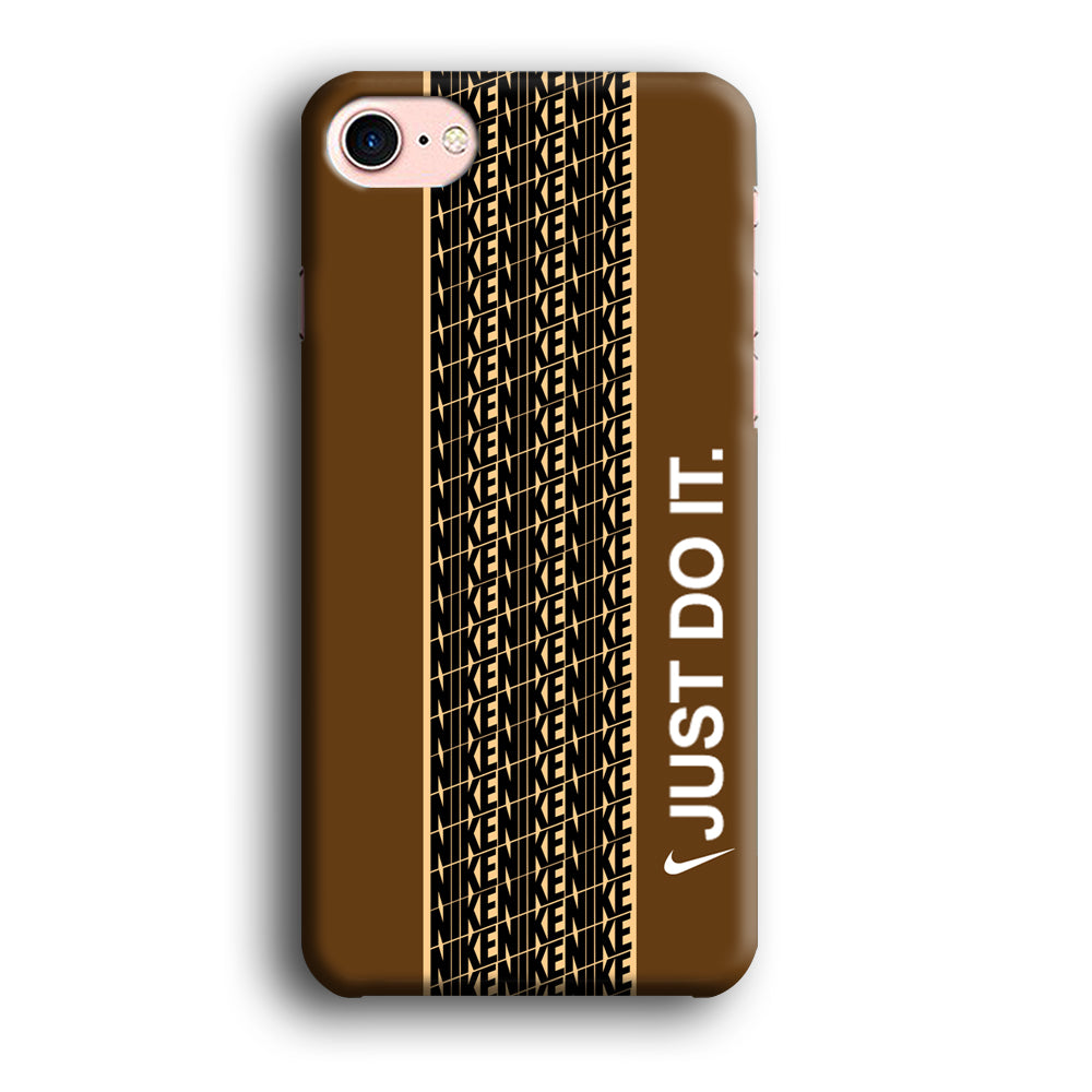 Nike Just Do It Word Pattern iPhone 8 Case