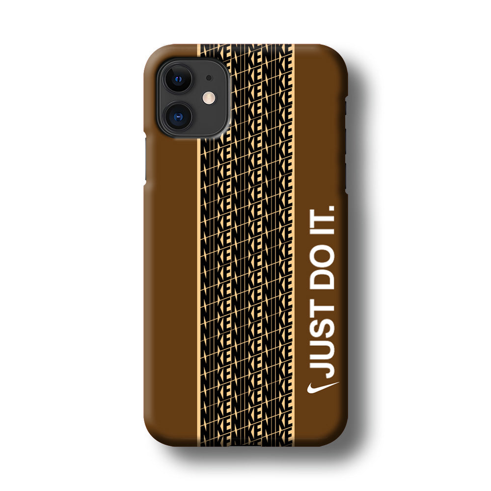 Nike Just Do It Word Pattern iPhone 11 Case