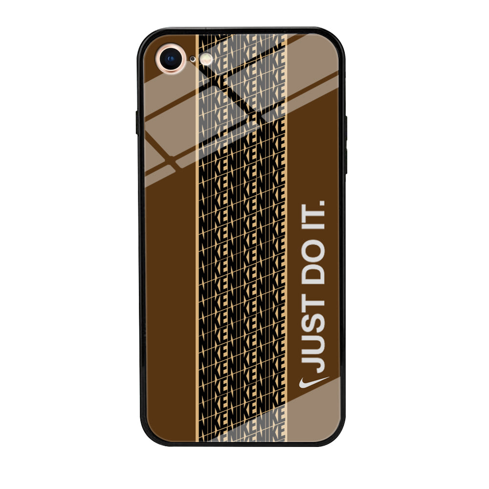 Nike Just Do It Word Pattern iPhone 8 Case