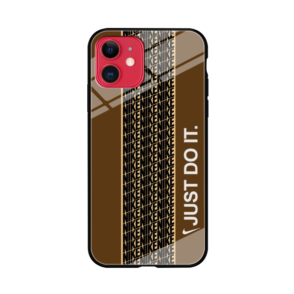 Nike Just Do It Word Pattern iPhone 11 Case