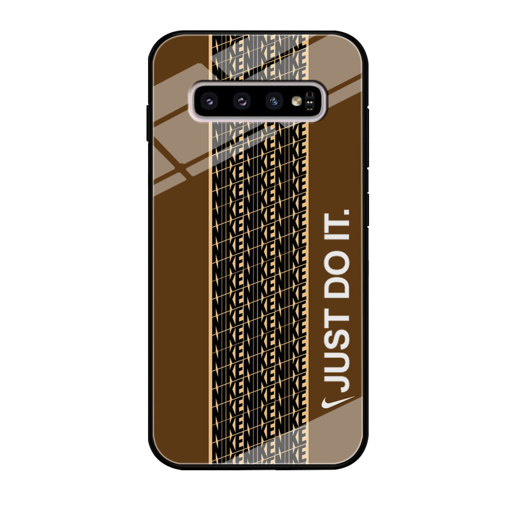 Nike Just Do It Word Pattern Samsung Galaxy S10 Case