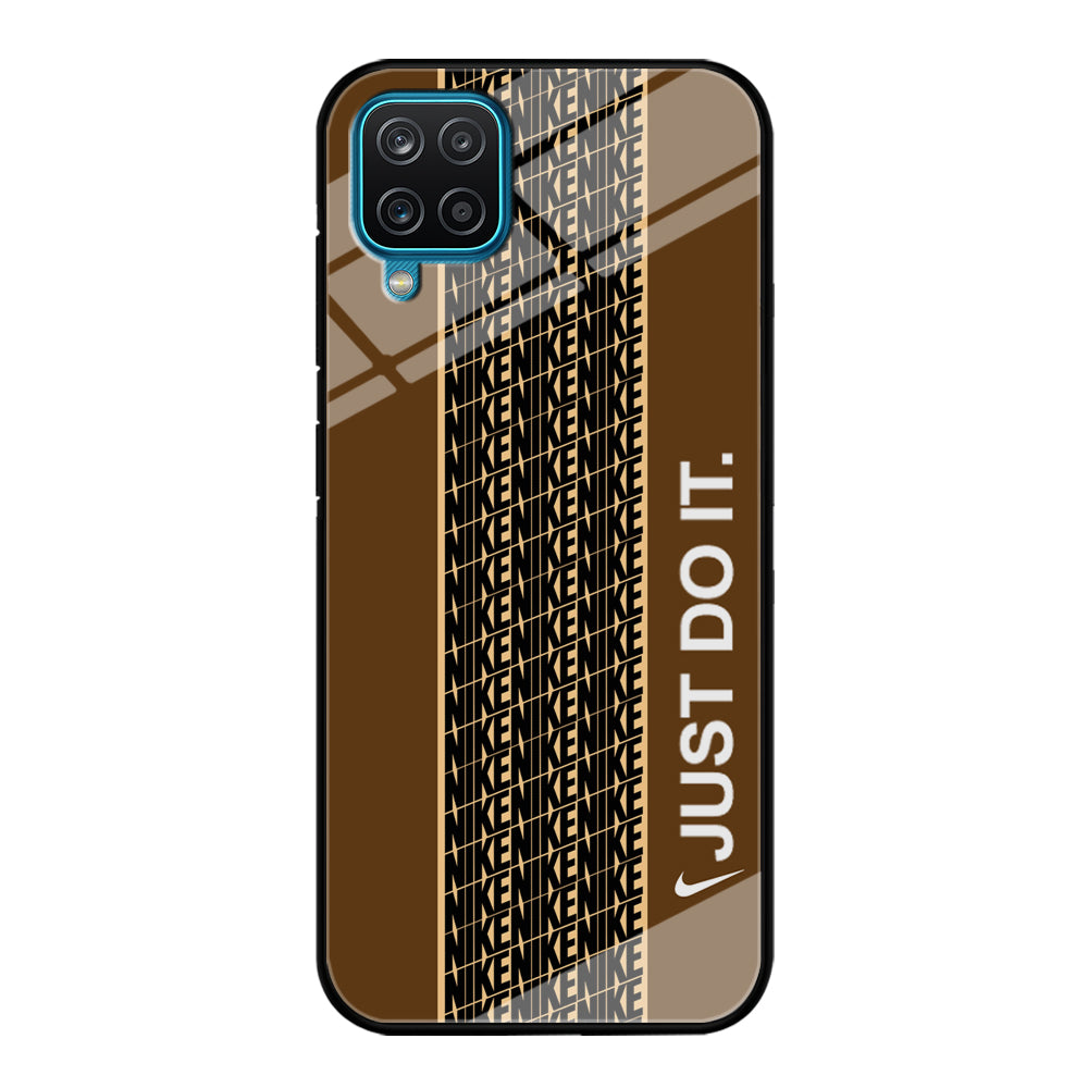 Nike Just Do It Word Pattern Samsung Galaxy A12 Case