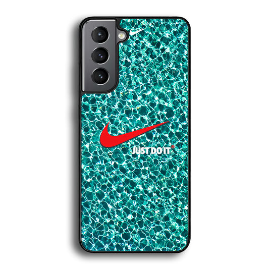 Nike Red Shiny Samsung Galaxy S21 Plus Case - Carneyforia