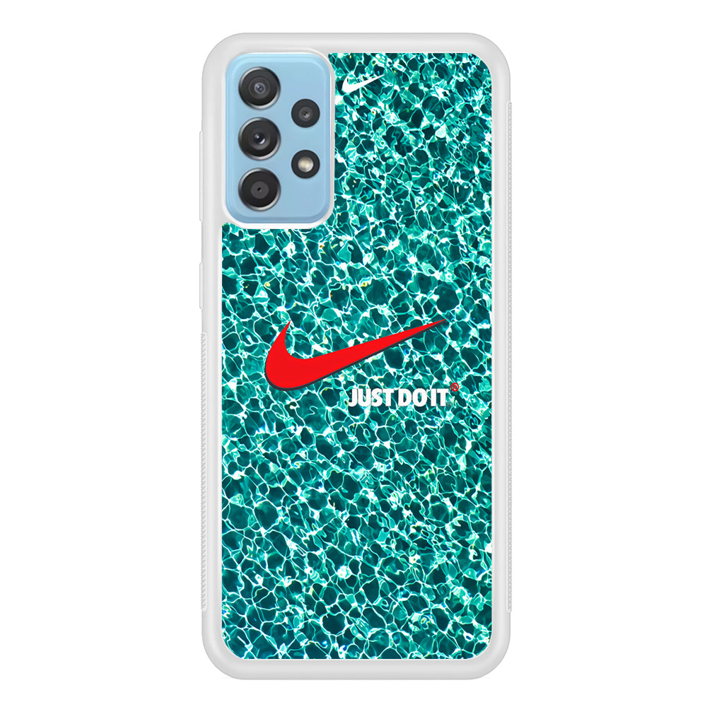 Nike Red Shiny Samsung Galaxy A52 Case
