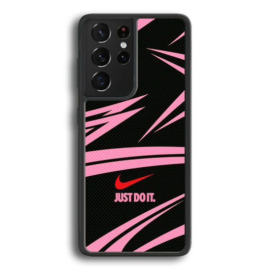 Nike Rose Colored Wave Samsung Galaxy S21 Ultra Case - Carneyforia