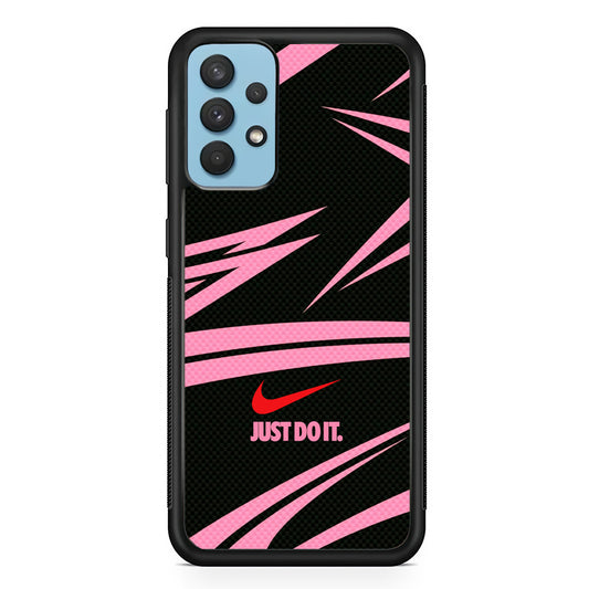 Nike Rose Colored Wave Samsung Galaxy A32 Case