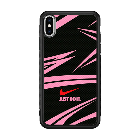Nike Rose Colored Wave iPhone X Case