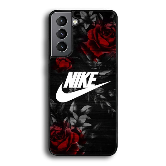 Nike Rose On Wood Pattern Samsung Galaxy S21 Plus Case - Carneyforia