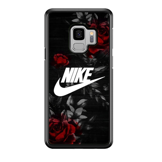 Nike Rose On Wood Pattern Samsung Galaxy S9 Case