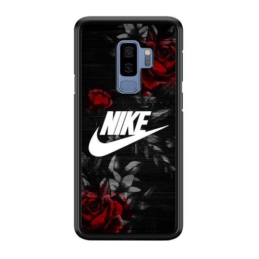 Nike Rose On Wood Pattern Samsung Galaxy S9 Plus Case