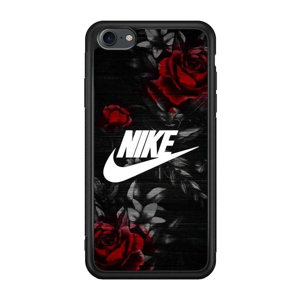 Nike Rose On Wood Pattern iPhone 7 Case