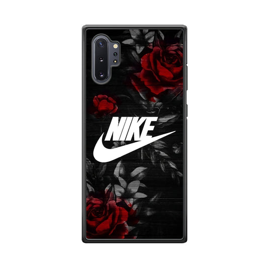 Nike Rose On Wood Pattern Samsung Galaxy Note 10 Plus Case
