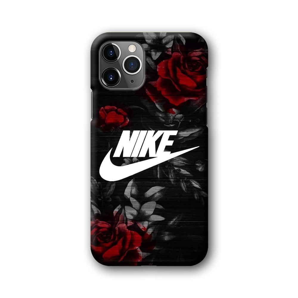 Nike Rose On Wood Pattern iPhone 11 Pro Case