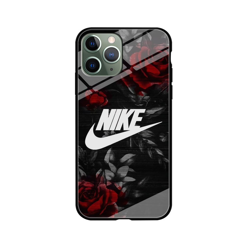 Nike Rose On Wood Pattern iPhone 11 Pro Case