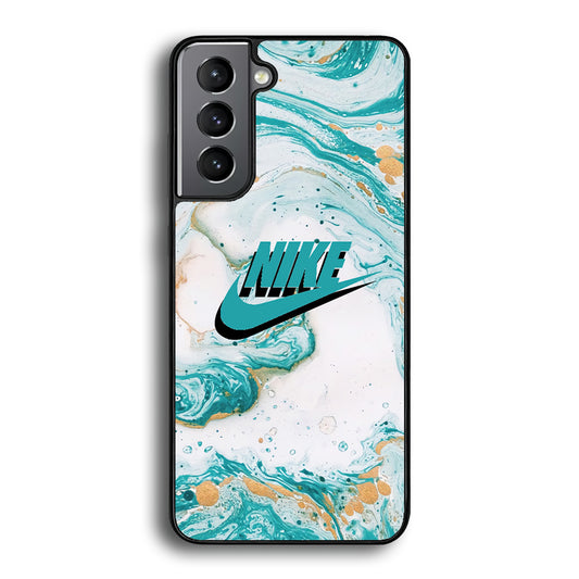 Nike Shadow in Blue Marble Samsung Galaxy S21 Case