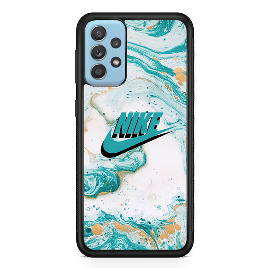 Nike Shadow in Blue Marble Samsung Galaxy A52 Case