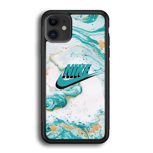 Nike Shadow in Blue Marble iPhone 12 Case