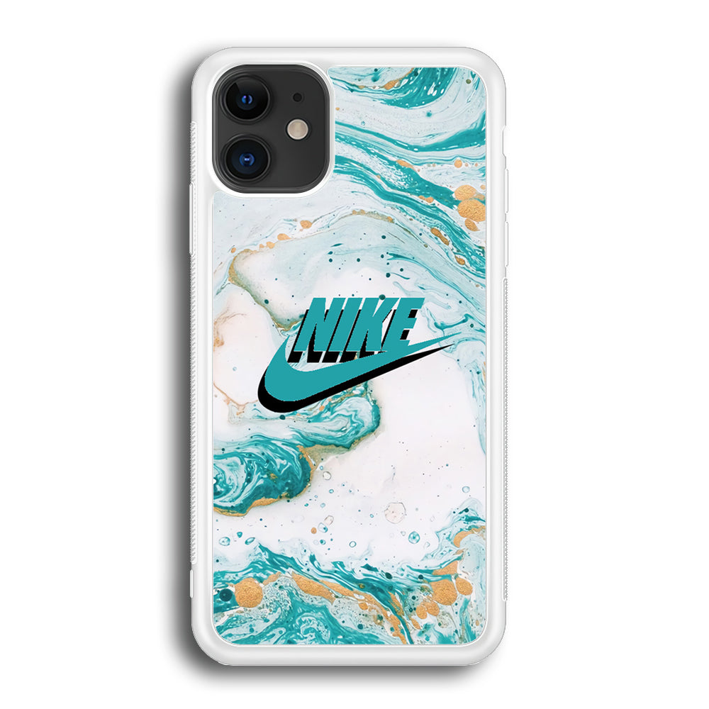 Nike Shadow in Blue Marble iPhone 12 Case