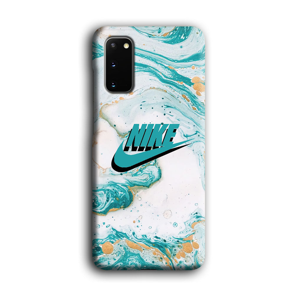 Nike Shadow in Blue Marble Samsung Galaxy S20 Case