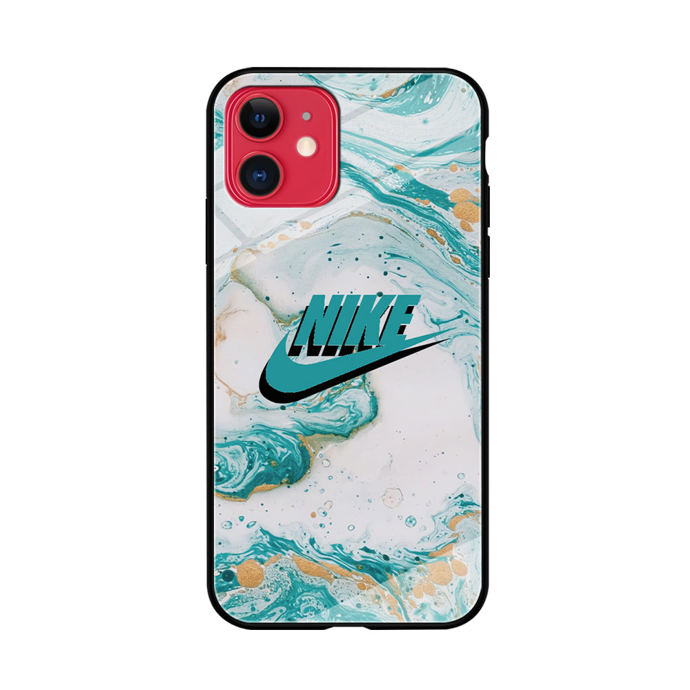 Nike Shadow in Blue Marble iPhone 11 Case