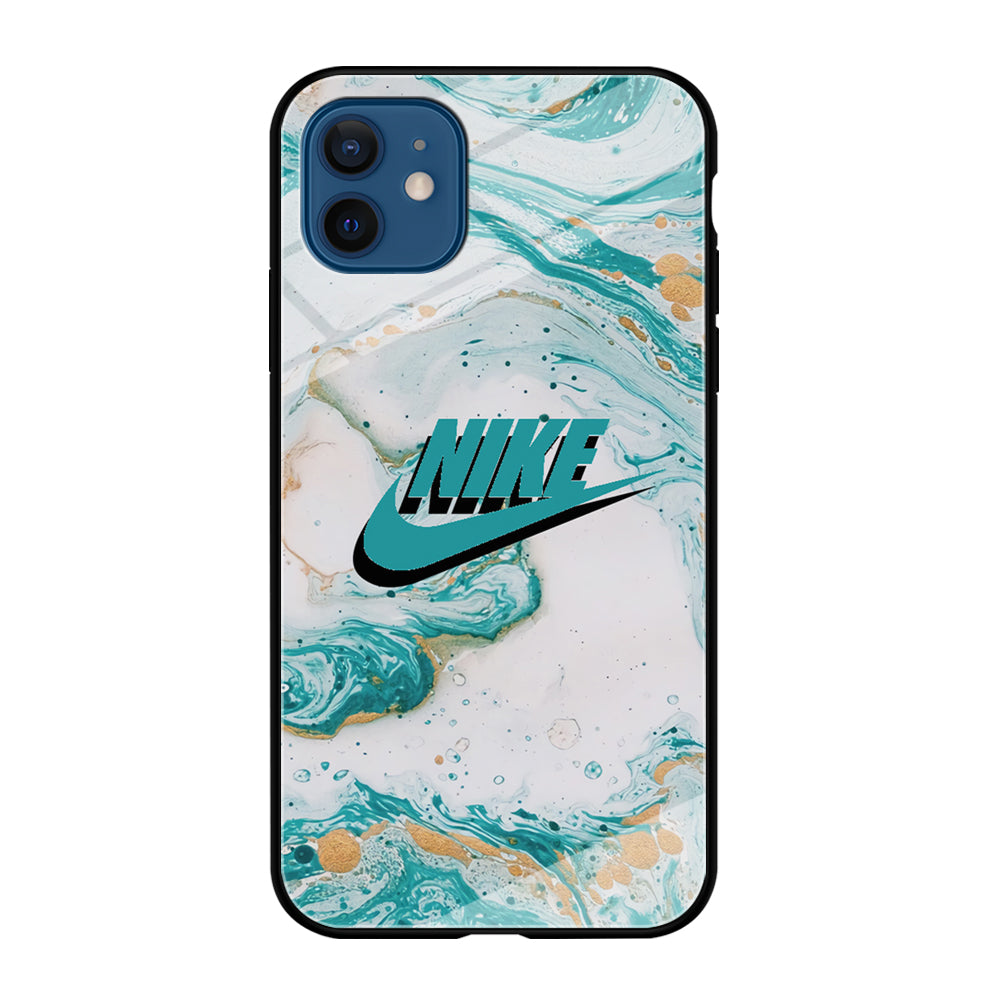 Nike Shadow in Blue Marble iPhone 12 Case