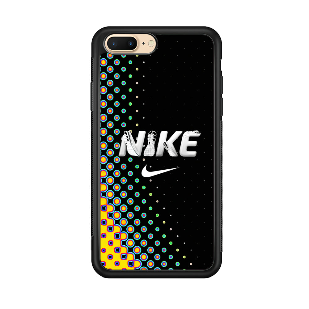 Nike Shoes Word Dot Pattern iPhone 8 Plus Case