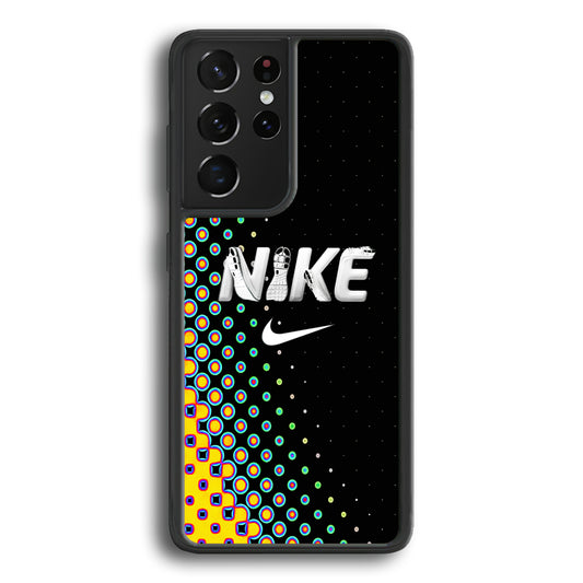 Nike Shoes Word Dot Pattern Samsung Galaxy S21 Ultra Case