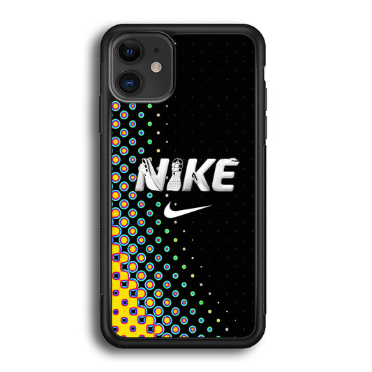 Nike Shoes Word Dot Pattern iPhone 12 Case