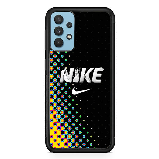 Nike Shoes Word Dot Pattern Samsung Galaxy A32 Case