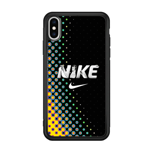 Nike Shoes Word Dot Pattern iPhone X Case