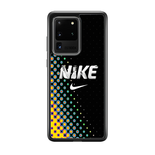Nike Shoes Word Dot Pattern Samsung Galaxy S20 Ultra Case