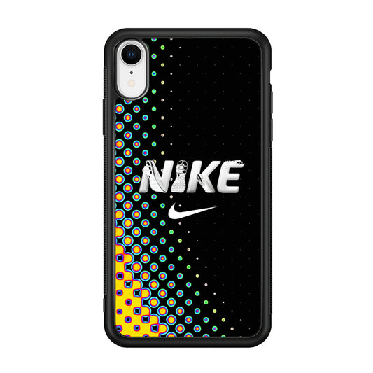 Nike Shoes Word Dot Pattern iPhone XR Case