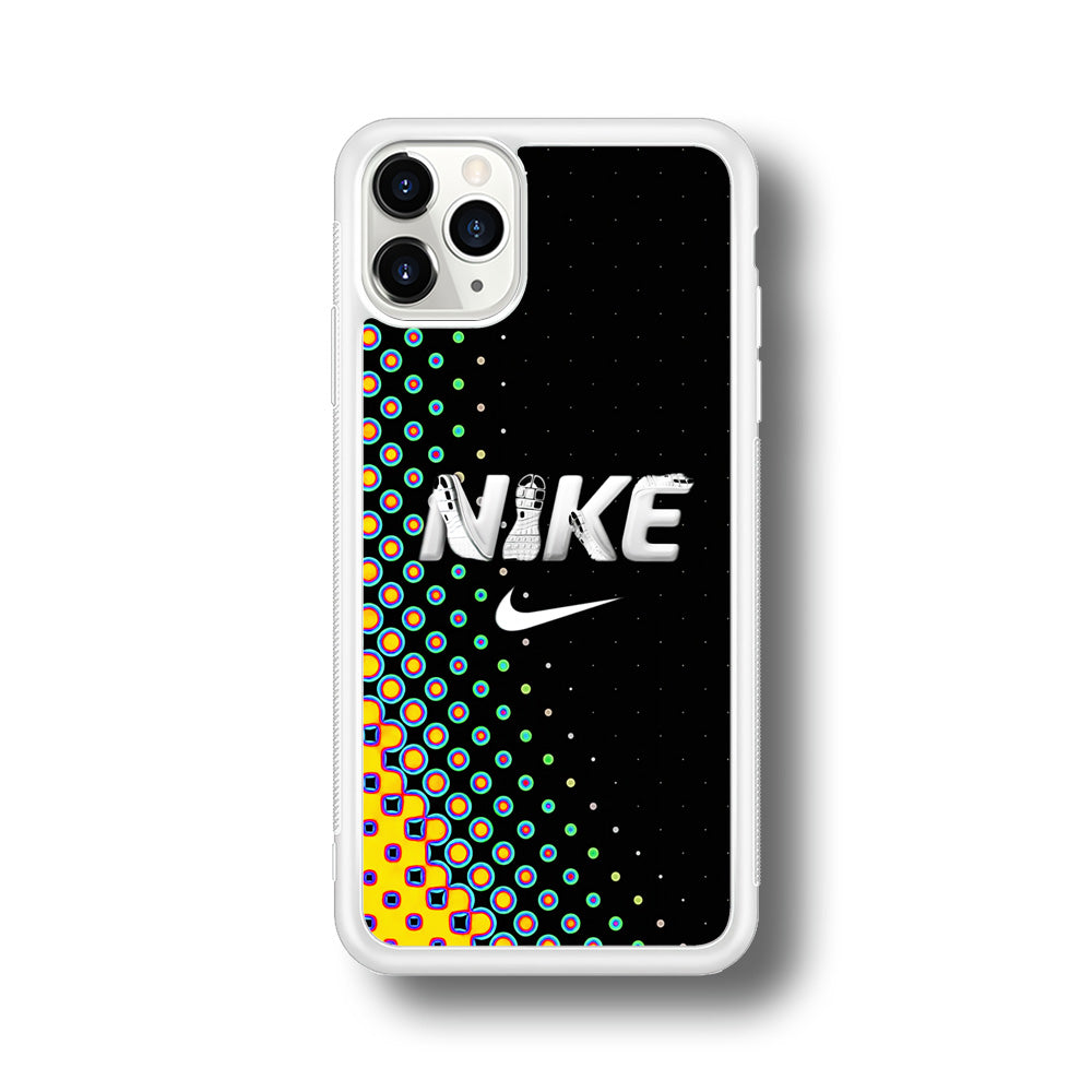 Nike Shoes Word Dot Pattern iPhone 11 Pro Case