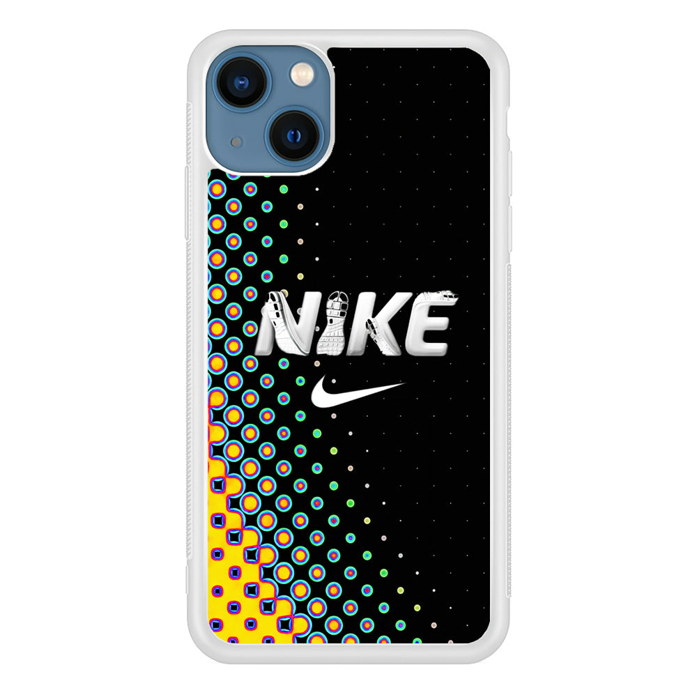 Nike Shoes Word Dot Pattern iPhone 13 Case