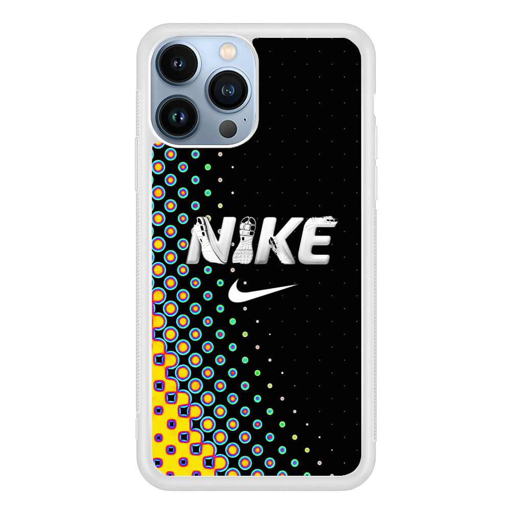 Nike Shoes Word Dot Pattern iPhone 13 Pro Max Case