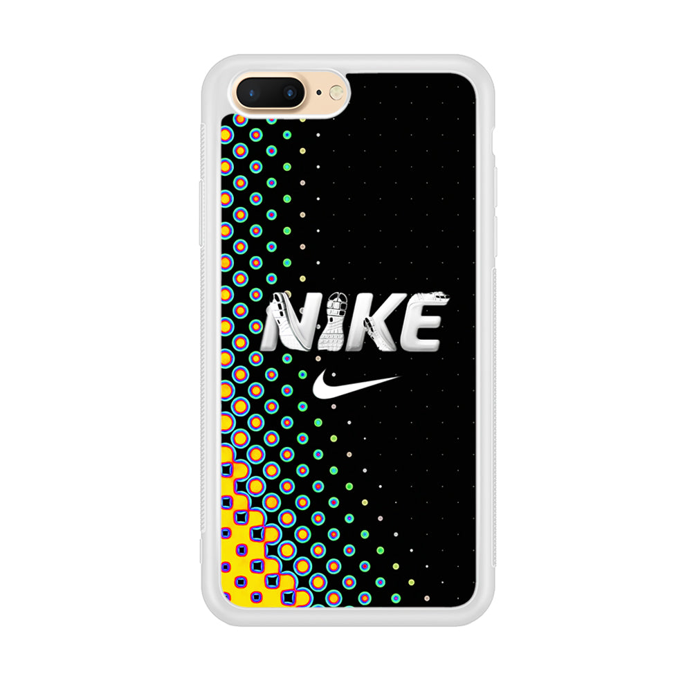 Nike Shoes Word Dot Pattern iPhone 8 Plus Case