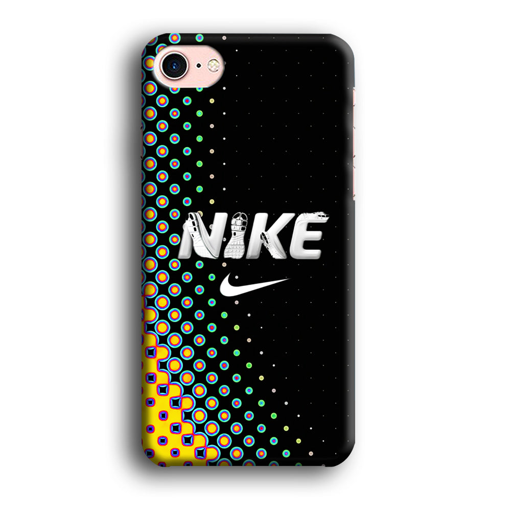 Nike Shoes Word Dot Pattern iPhone 8 Case