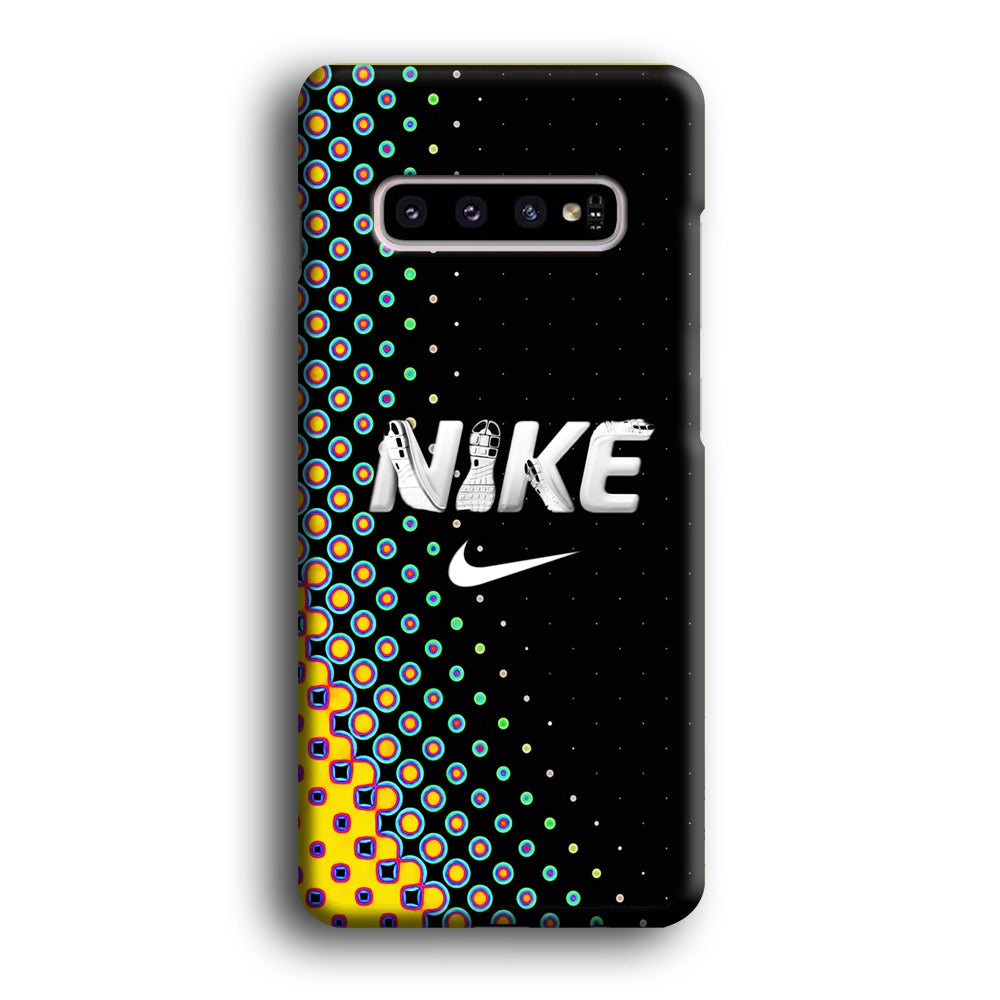 Nike Shoes Word Dot Pattern Samsung Galaxy S10 Case