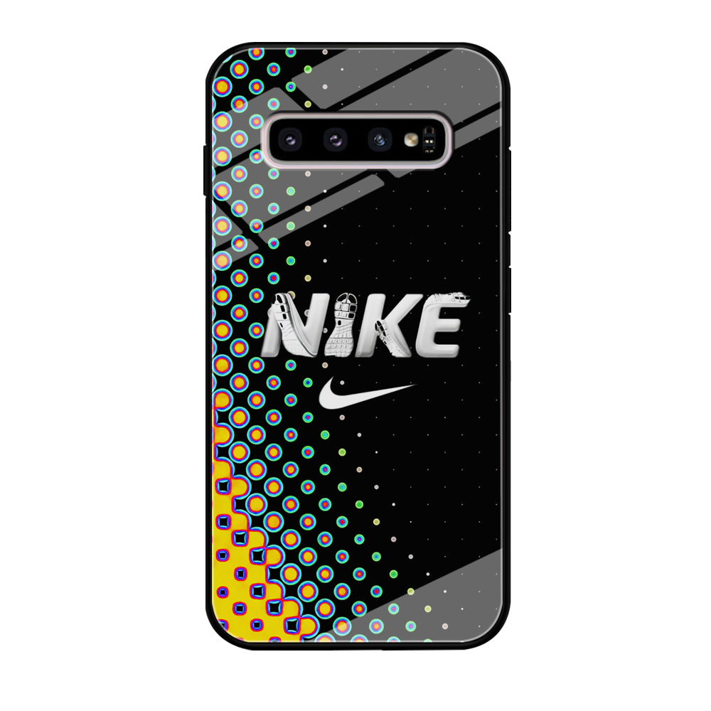 Nike Shoes Word Dot Pattern Samsung Galaxy S10 Case