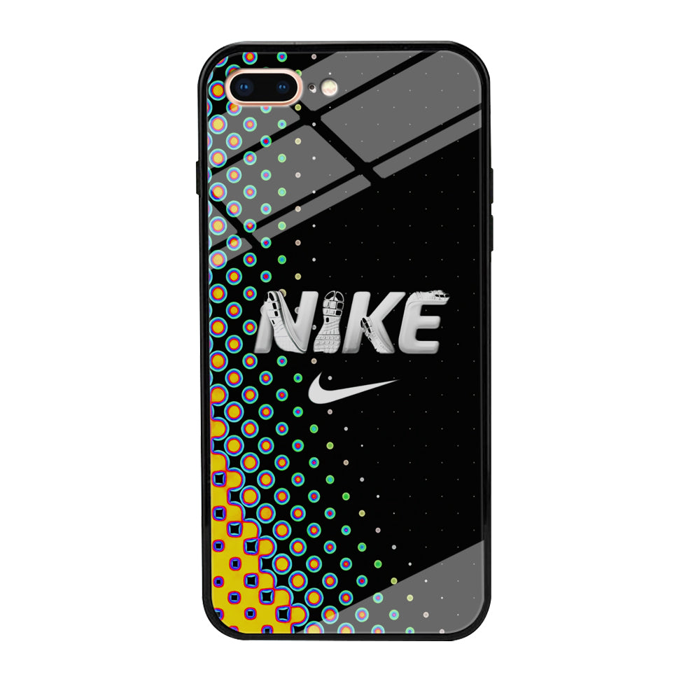 Nike Shoes Word Dot Pattern iPhone 8 Plus Case