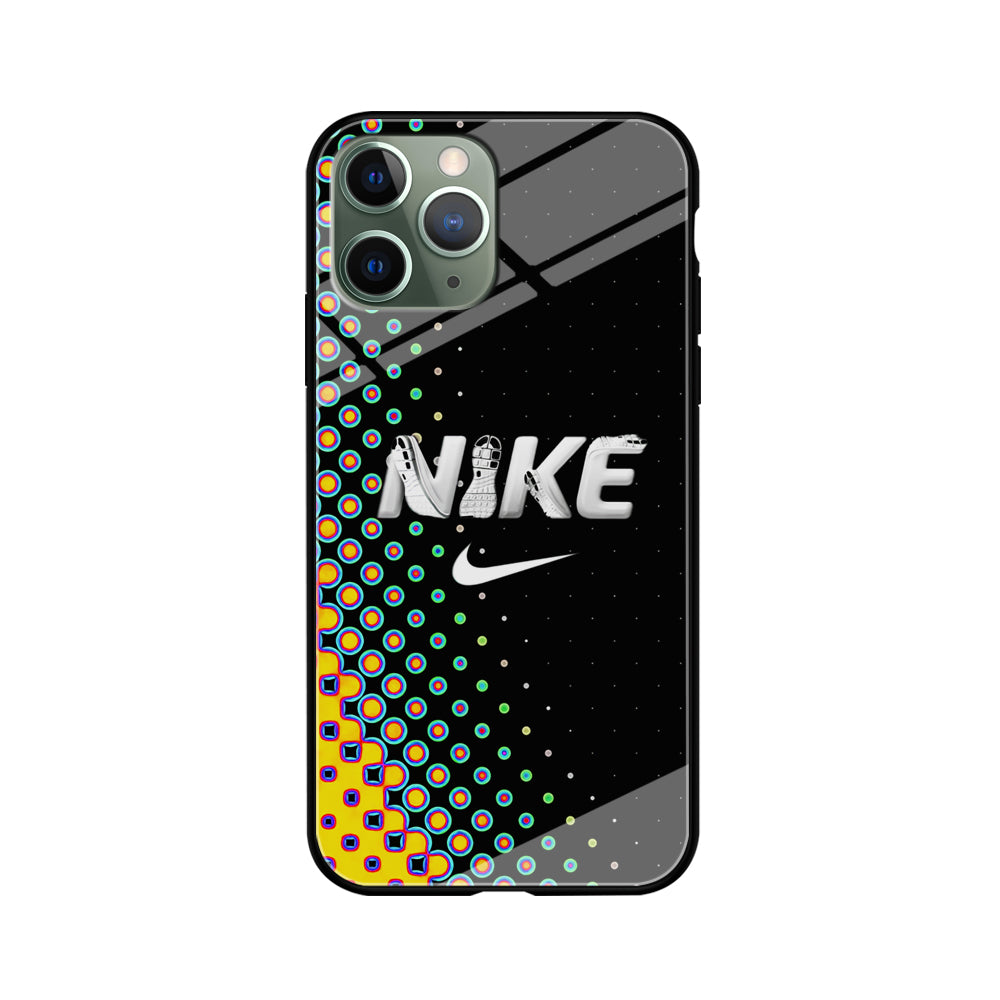 Nike Shoes Word Dot Pattern iPhone 11 Pro Case