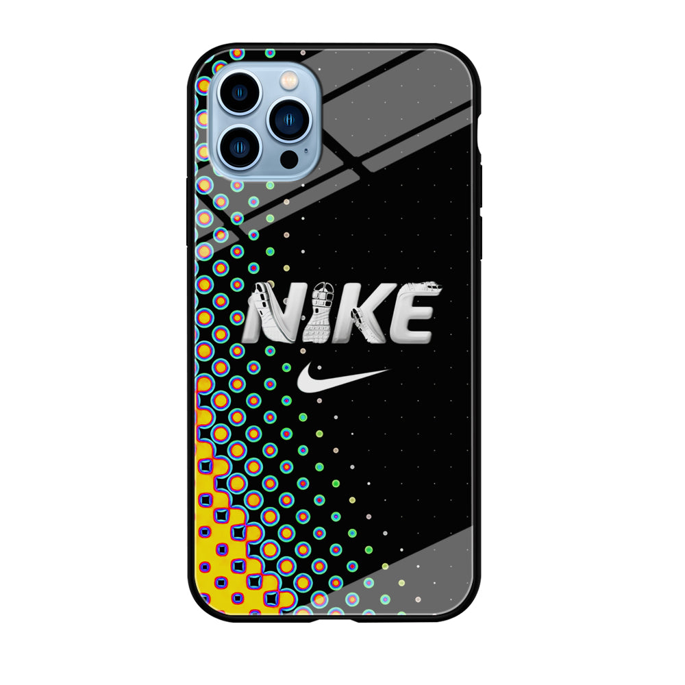 Nike Shoes Word Dot Pattern iPhone 12 Pro Max Case