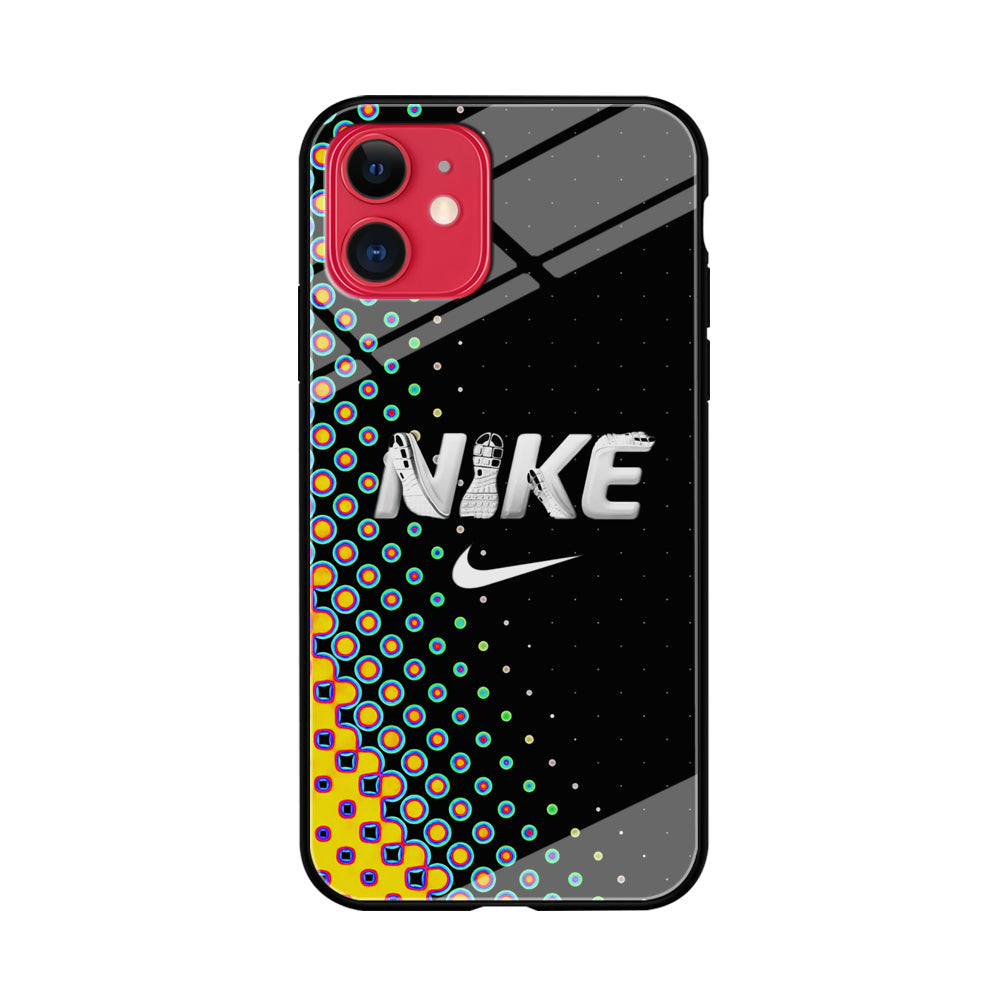 Nike Shoes Word Dot Pattern iPhone 11 Case