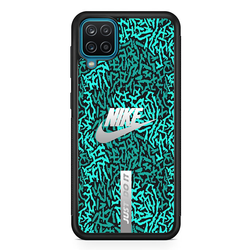 Nike Silver of The Seas Samsung Galaxy A12 Case